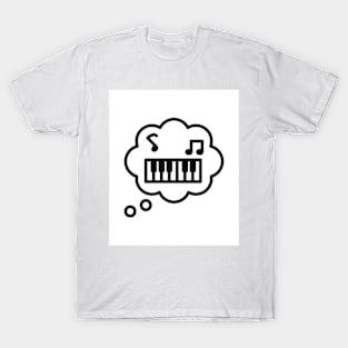 I love paino shirt T-Shirt